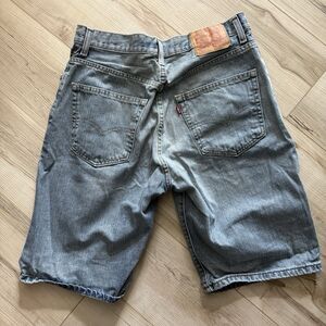 Levi's 569 Mens Bermuda  Loose Straight Fit Denim Blue Jean Shorts Size 32